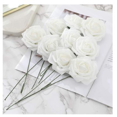 China Wholesale Price Durable High Quality 8.7inch Wedding Decoration Artificial Wedding Flower Beautiful for sale