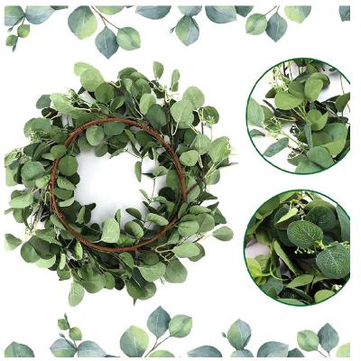 China Wholesale Durable Easy Install Heart Autumn Artificial Wreath Christmas Flower for sale