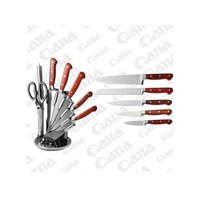 China Viable Hot Quality 5 Pieces Stainless Steel Kitchen Knives With Holder Kitchen Knife Set On Sale for sale