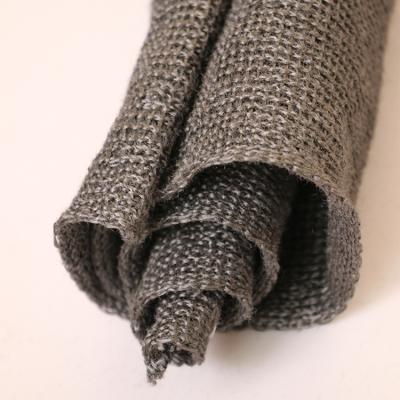 China High Strength Acid And Alkali Corrosion Resistance Metal Fabric Of FeCrAl Staple Fiber Knitted Fabric For Burner for sale