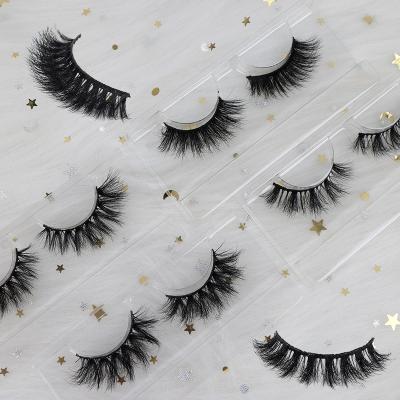 China Custom fluffy luxury 3d mink eyelashes private label 5D mink cotton band logo long faux mink natural lash extensions lashes 25mm lashes for sale