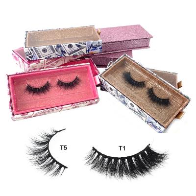 China Natural Luxury Long Strip Lash Free Vegan Eyelashes With Curl False Eyelashes D Style Packaging 3d Faux Mink Eyelashes for sale