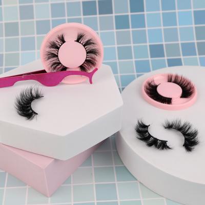 China New Style 8-18mm Long Natural Eyelash Hot Selling Seller Customized 3d Boxes Faux Mink Eyelashes for sale