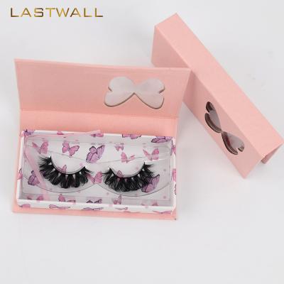 China Wholesale Natural 8-20mm Mink Long Curl Volume Russian Strip False False Eyelashes And Tools 3d Lashes With Tray 18mm Russian Strip Lashes for sale