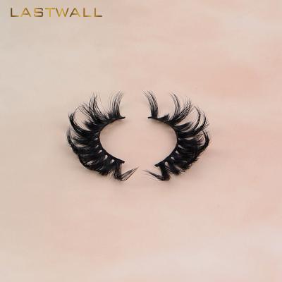 China 3d Long Eyelashes Natural Russian Mink Faux Mink Fluffy Eyelash Extensions Deep Curl Volume Russian Lashes Strip Wink Flare Lashes Wholesale for sale