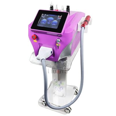 China Permanent dye removal uangelcare Q switch ND-yag laser freckle removal 532nm/755nm/1064nm tattoo removal laser machine for sale