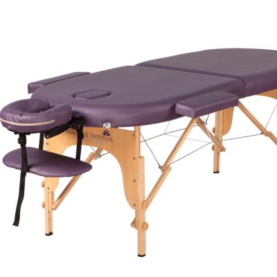 China PVC/PU Modern Blue Folding Portable Physiotherapy Table for sale