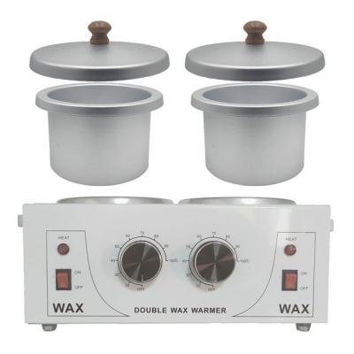 China Professional Exfoliators Double Pot Wax Warmer for sale