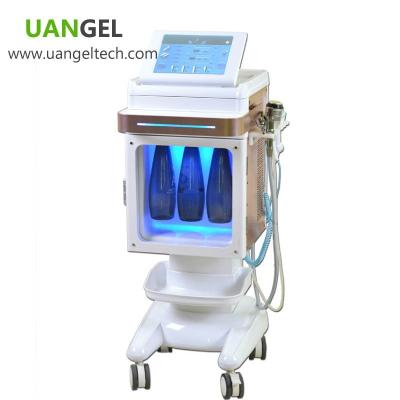 China Newest UANGELCARE Exfoliators! Professional 5 in 1 Dermabrasion RF Water Jet Facial Machine for sale