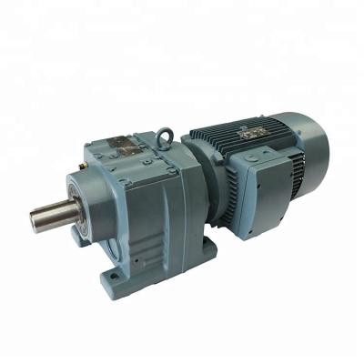 China Helica Speed ​​R Series Retarder Gearbox Gearbox Helical Bevel Transmission Part For Plastic Machinery for sale