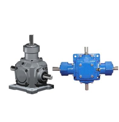 China Hotels T Series Box Motor Gear Reducer Steering Right Angle Spiral Bevel Gearbox for sale