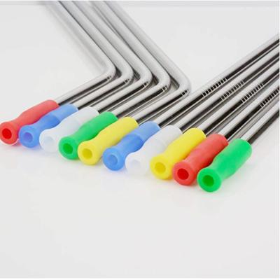 China Best Beverage Drinking Selling ECO Comfort Tips Cover Silicone Straw Tip Cover Factory Price Silicone Straw Tips For Silicone Straw Protector for sale