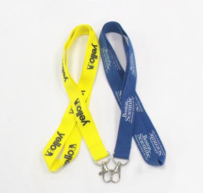 China OEM Custom Automotive Polyester Lanyards Key Chain Silk Screen Printing Lanyard for sale