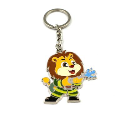 China Custom Promotion Gift Key Chain Manufacturer OEM Metal Iron Zinc Alloy Metal Soft Hard Enamel Keychains for sale