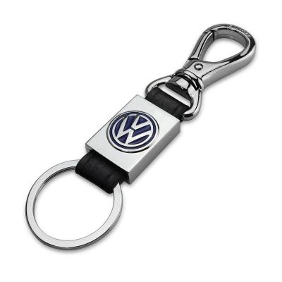 China High Quality Custom Designer Key Chain Promotion Gift Chain Ring Genuine Leather Keychain Leather Car Key FOB Key for sale