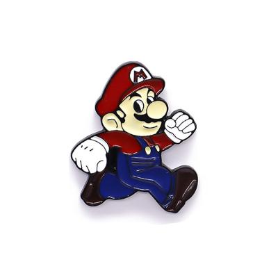 China China Cartoon Enamel Super Mario and Marie Louis Pin Badge Student Game Brooch Pin Wholesale Lapel Pins for Costume Men for sale