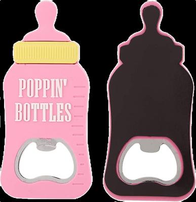 China Viable Souvenirs Returns Gifts Poppin PVC Bottle Openers for Baby Shower Favors, Fridge Magnets Beer Opener Gifts for sale