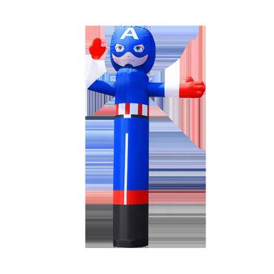 China Oxford Supplier Sales Flying Dancing Advertising Decoration One Giant Leg Inflatable Air Tube Man for sale