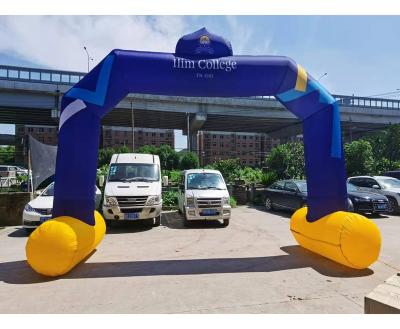 China Oxford Or PVC Customized Inflatable Arch Digital Printing Outdoor Advertising Race Entrance Finish Line for sale