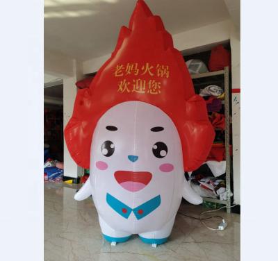 China Custom outdoor oxford or pvc handsome character inflatable giant model for sale for sale