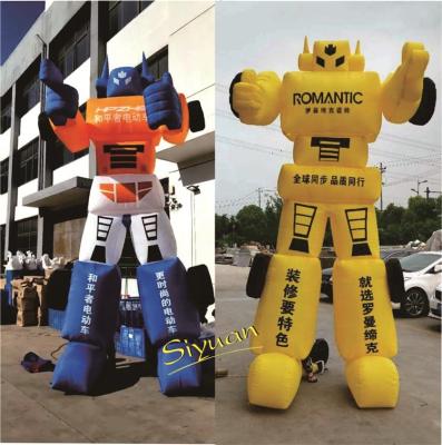 China Outdoor Inflatable Oxford Robot Model Advertising Transformers For Sale for sale