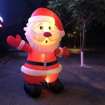 China PVC Outdoor Inflatable Custom Merry Christmas Santa Claus or Oxford for sale