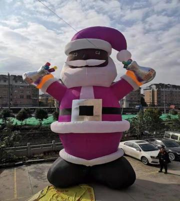 China PVC Outdoor Inflatable Custom Giant Christmas Santa Claus For Sale Oxford Or Christmas for sale