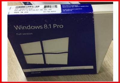 Cina Originale pro garanzia al minuto di vita di DVD della scatola di 64bit x di 32bit Windows 8,1 in vendita