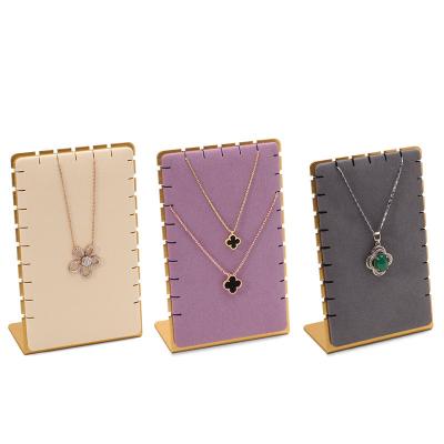 China Eco-friendly Durable Customize High Quality Metal Jewelry Earrings Display Rack Multi-hole Necklace Display Stand for sale