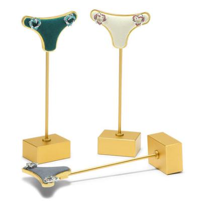 China High Quality Eco-friendly Durable Stud Earring Stand Handmade Metal Jewelry Display Showroom Props for sale