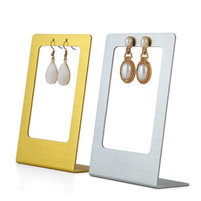 China Minimalist Design Luxury Metal Earrings Jewelry Display Props Durable Eco - Friendly for sale