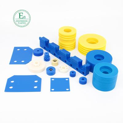 China Custom Industrial Equipment Pom Chopper Clock Speed ​​CNC Wheel GEAR DRIVE Rail Fastener Custom HDPE Plastic Extruded Plastic Block for sale