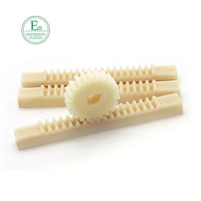 China Other custom cnc machining nylon1010 nylon6 plastic gear rack and pinion assembly for sale