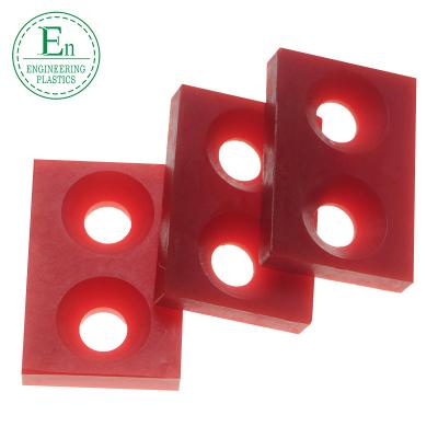 Cina Manufacturers Solid Rubber Plastic Custom PU Wear Resistant Shock Absorbing Rubber Block in vendita