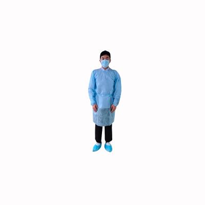 China Disposable Type Blue PP 3Q New Isolation Gown Manufacturer SMS for sale