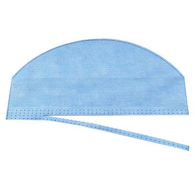 China High Quality Disposable Folded Disposable Nonwoven Surgical Medical Doctor Folded Hat Bandage Nurse Caps for sale