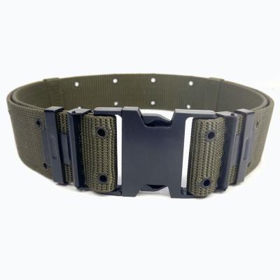 China 5.6cm Military Drill Security Friendly Tactical Military Canvas Nylon Belt for sale