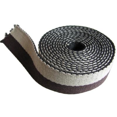 China Yiwu Manufacture Viable Hot Selling Reversal Cotton Webbing Rollover Polyester PP Shoes Strap for sale