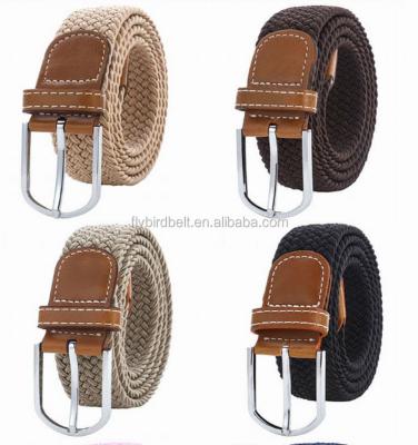 China High Quality Cute Kids Stretchy Rope Belt For Boys Girls Elastic Braided Belt for sale