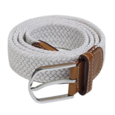 China Yiwu Factory Wholesale High Quality Western Elastic Braided Fabric Belt Stretch Ready Ship for sale