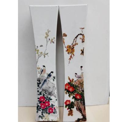 China Traditional Chinese Printing Wooden Floor Vase For Wholesale for sale