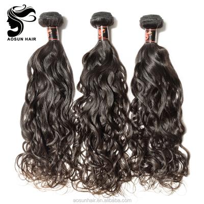 China Water wave Xuchang factory wholesale cabello hair extension natural brazilian water wave bundles for sale