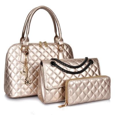 China Lady 2021 new design women handbags ladies bags handbag 3pcs in 1 set women luxury handbags for sale