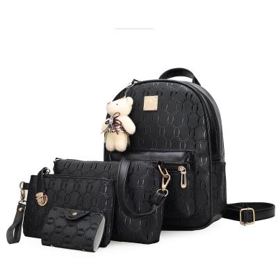 China Fashion Designer Handbags Famous Brand Online Shopping 5Pcs/Set Bag Women Handbags for sale