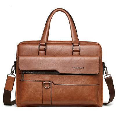 China Lady PU Leather Bag Resume Business Case Document Man-Computer Case for sale