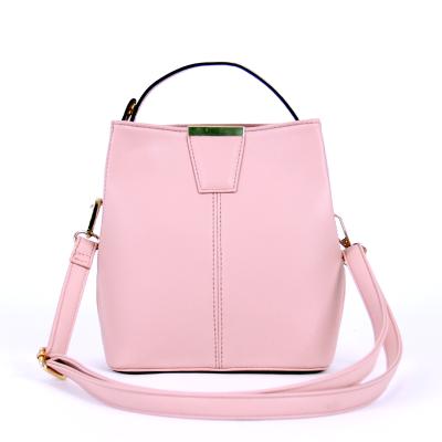 China Fashion 2021 Hot Sale Fashion PU Leather Bucket Bag For Women Lady HandBag for sale