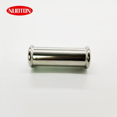 China SS316L Stainless Steel Pipe Fitting Dvgw M Profile Press Plumbing Pipe Fitting Coupling for sale