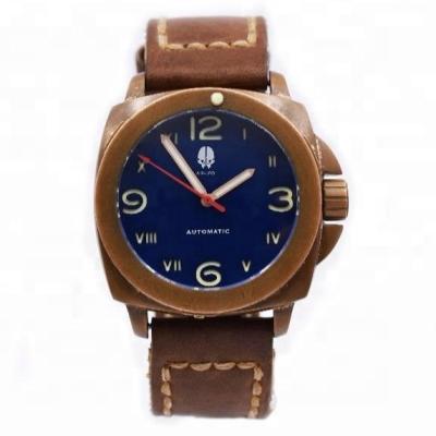 China Custom Automatic Date Automatic Bronze Watch For Diving for sale