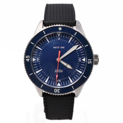 China Kevlar Automatic Leather Strap Luxury Stainless Steel Waterproof Automatic Watch for sale