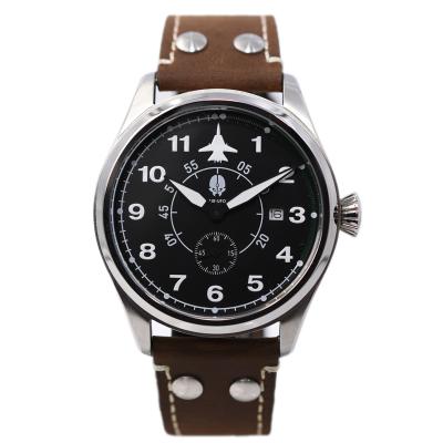 China Date OEM Quartz Autopilot Watch Stainless Steel Watches for sale